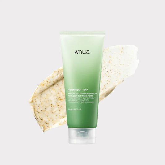 Anua Heartleaf Quercetinol Pore Deep Cleansing Foam (150 ml) -lindevea.com