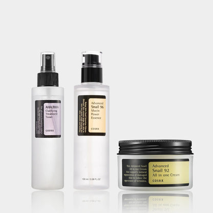 CORSX Ultimate Snail & Exfoliation Skincare Set-lindevea.com
