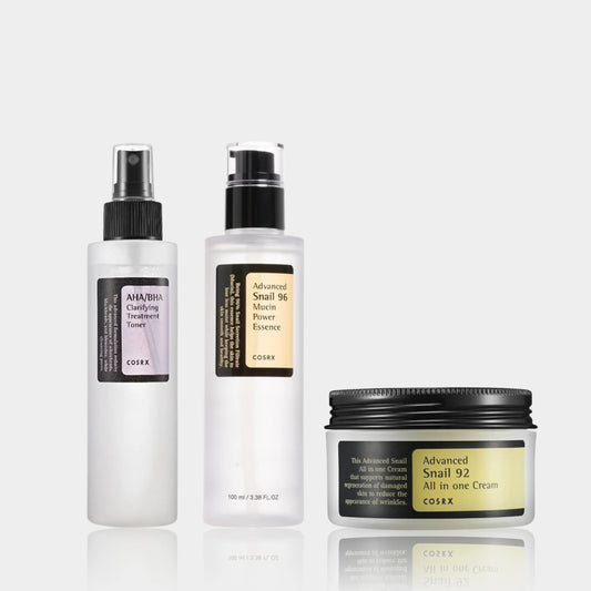 CORSX Ultimate Snail & Exfoliation Skincare Set-lindevea.com
