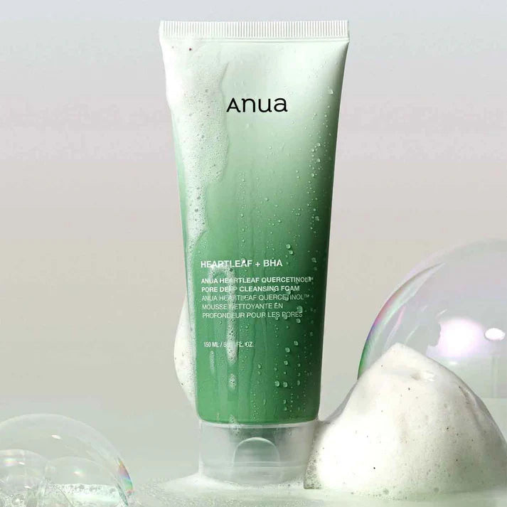 Anua Heartleaf Quercetinol Pore Deep Cleansing Foam (150 ml) -lindevea.com