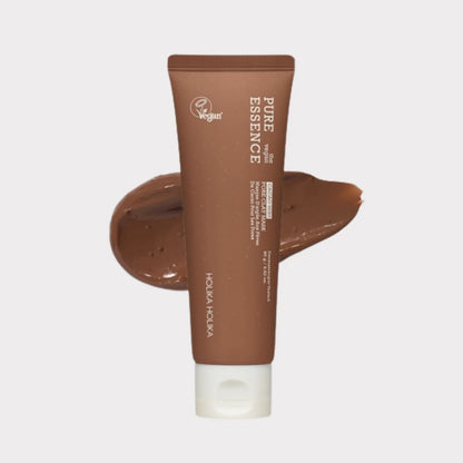 Holika Holika Pure Essence The Vegan Cacao Nibs Pore Clay Mask (80 g) - Lindevea.com