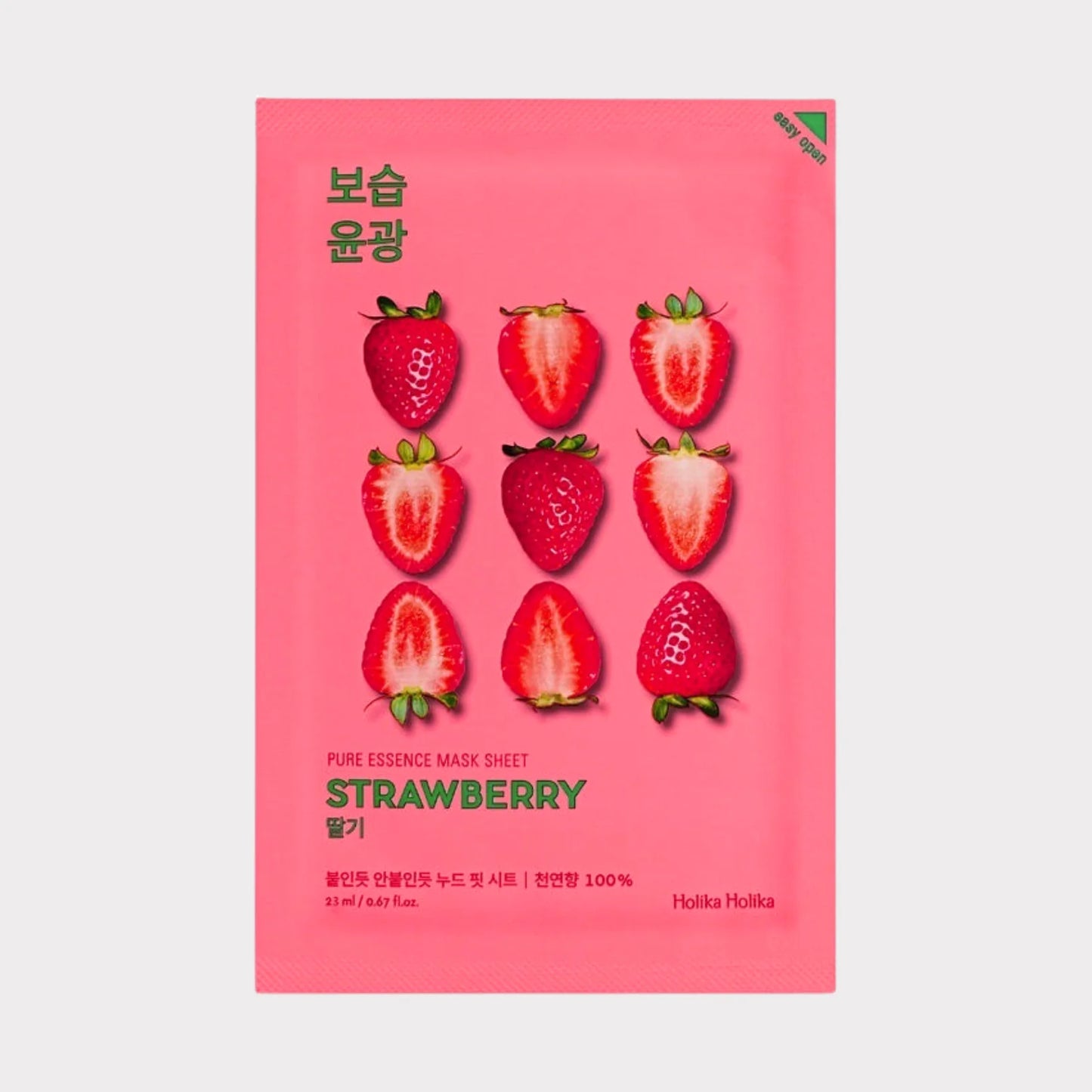 Holika Holika Pure Essence Face Mask with Strawberry Extract (23 ml) - lindevea.com