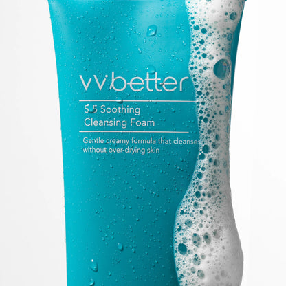 Vv better - 5.5 Soothing Cleansing Foam (120ml)- lidevea.com